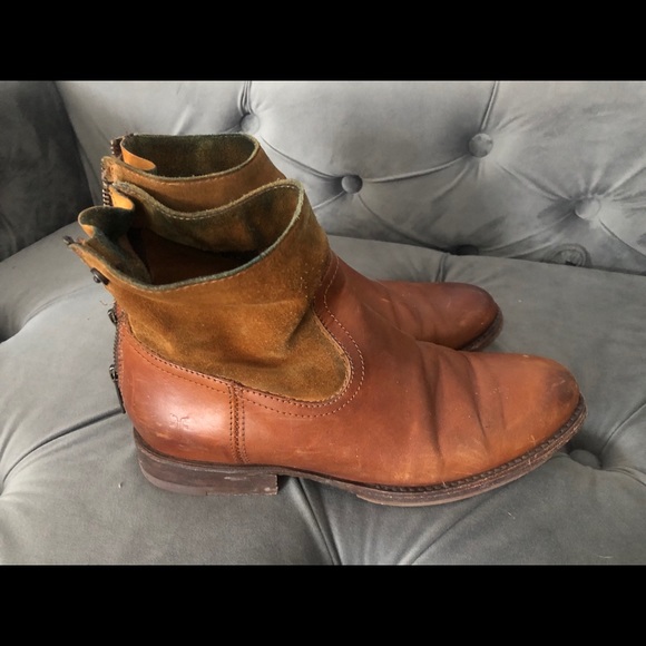 Frye bootie cognac 6.5 VINTAGE - Picture 3 of 6